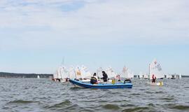 Beveik 200 buriuotojų Nidoje orai nepašykštėjo iššūkių