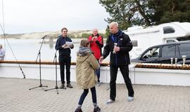 Beveik 200 buriuotojų Nidoje orai nepašykštėjo iššūkių