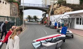 Įveikę Viduržemio bangas buriuotojai startuoja Lenkijoje