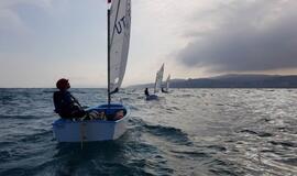 Įveikę Viduržemio bangas buriuotojai startuoja Lenkijoje