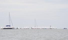 Beveik 200 buriuotojų Nidoje orai nepašykštėjo iššūkių