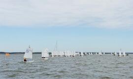 Beveik 200 buriuotojų Nidoje orai nepašykštėjo iššūkių