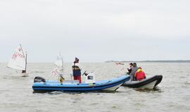 Beveik 200 buriuotojų Nidoje orai nepašykštėjo iššūkių