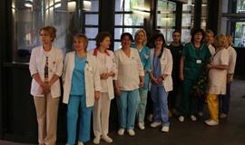 Respublikinėje Klaipėdos ligoninėje pasveikinti slaugytojai