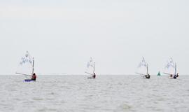 Beveik 200 buriuotojų Nidoje orai nepašykštėjo iššūkių