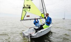 Beveik 200 buriuotojų Nidoje orai nepašykštėjo iššūkių