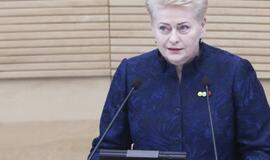 Paskutinis D. Grybauskaitės metinis pranešimas seime