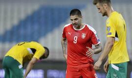 Serbija sutriuškino Lietuvos futbolo rinktinę