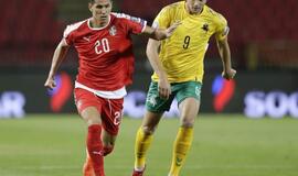 Serbija sutriuškino Lietuvos futbolo rinktinę