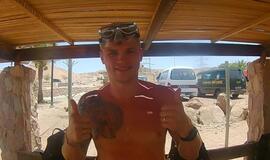 Sergejus Maslobojevas-Kuvalda vyriškai atostogavo Jordanijoje