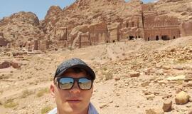 Sergejus Maslobojevas-Kuvalda vyriškai atostogavo Jordanijoje