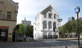 Ties Biržos tiltu planuojamas baltas viešbutis