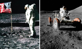 Kaip Mėnulyje atsidūrė žmonių išmatos?
