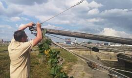 „Dangės flotilė“ vyko prieš vėją