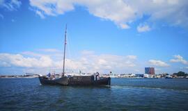 „Dangės flotilė“ vyko prieš vėją