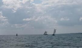 „Dangės flotilė“ vyko prieš vėją