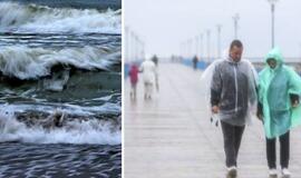 Įspėja: vėjo gūsiai sustiprės iki pavojingų 15–18 m/s