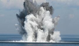 Jūroje sunaikinta II pasaulinio karo laikų inkarinė mina