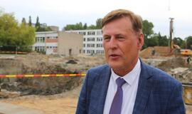 Klaipėdos futbolo mokyklos statybų pradžia