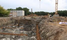 Klaipėdos futbolo mokyklos statybų pradžia