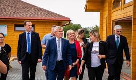 Klaipėdos rajone lankėsi Seimo Pirmininkas Viktoras Pranckietis