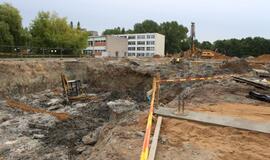 Klaipėdos futbolo mokyklos statybų pradžia