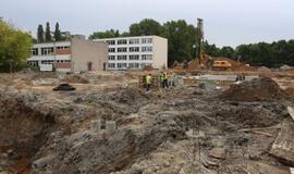 Klaipėdos futbolo mokyklos statybų pradžia