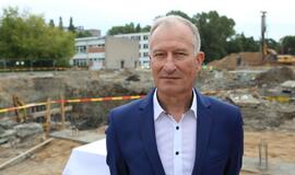 Klaipėdos futbolo mokyklos statybų pradžia