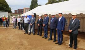 Klaipėdos futbolo mokyklos statybų pradžia