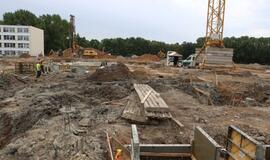 Klaipėdos futbolo mokyklos statybų pradžia