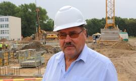 Klaipėdos futbolo mokyklos statybų pradžia