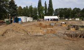 Klaipėdos futbolo mokyklos statybų pradžia