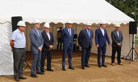 Klaipėdos futbolo mokyklos statybų pradžia