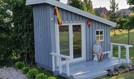 Svajonių namelį sūnui pastatė per savaitę