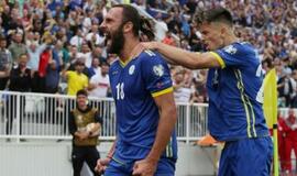 Kosovo futbolininkai nugalėjo čekus