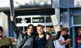 Klaviatūrų mėtymo čempionatas Klaipėdoje