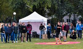 Klaviatūrų mėtymo čempionatas Klaipėdoje