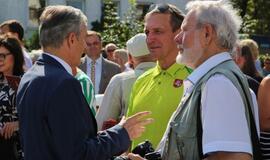 Atidengtas paminklas Vydūnui