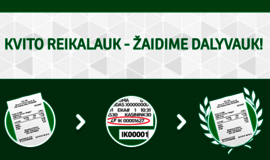 Spalis – paskutinis kvitų žaidimo mėnuo