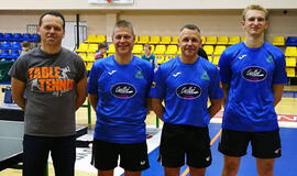 Aukščiausiojoje lygoje - Klaipėdos vyrų stalo teniso komanda