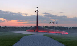 Įprasminta memorialo Kryžkalnyje statybos pradžia