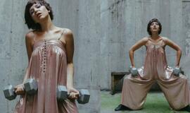 Naujausiame Monikos Liu vaizdo klipe panaudota daugiau nei 100 kilogramų riešutų