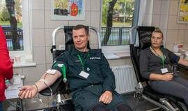 Policijos dienos proga Klaipėdos pareigūnai aukojo kraujo