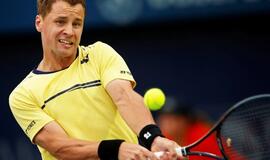 R. Berankis Bazelyje pralaimėjo septintajai pasaulio raketei