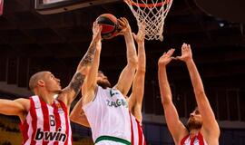 Kauno „Žalgiris“ pralaimėjo „Olympiacos“  komandai