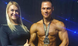 Kultūristas T. Kairys tapo pasaulio vicečempionu