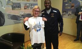 Viešnios iš JAV supažindintos su Klaipėda ir mūsų sportu