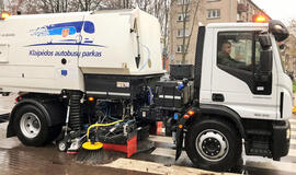 Klaipėdos gatvėse švariau: nušluota apie 3000 kilometrų