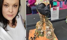 Pyragų ir tortų čempionate Birmingeme prizinę vietą laimėjo tortų dizainerė iš Vilniaus