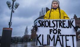 Klimato aktyvistei G. Thunberg sukanka 17-a